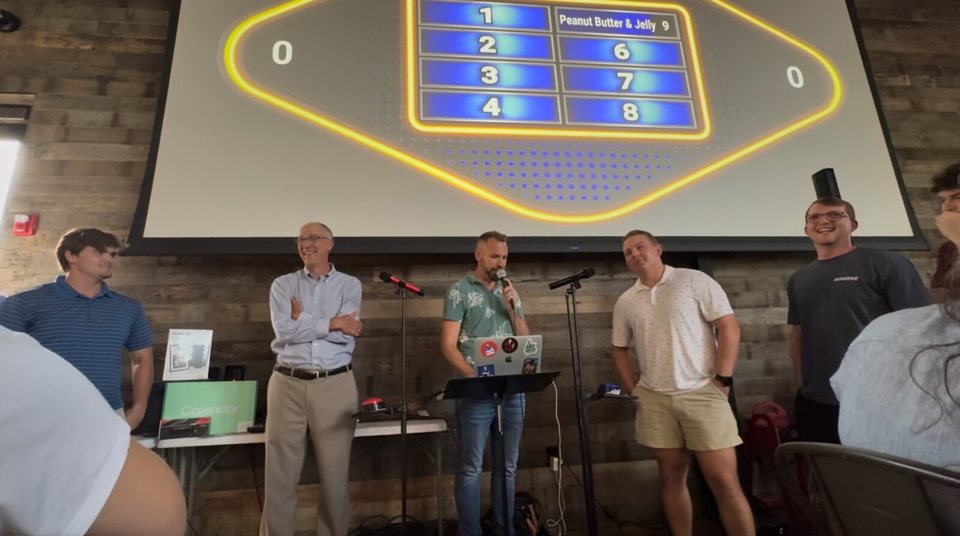 A live game show event hosted by Trivia with Budds