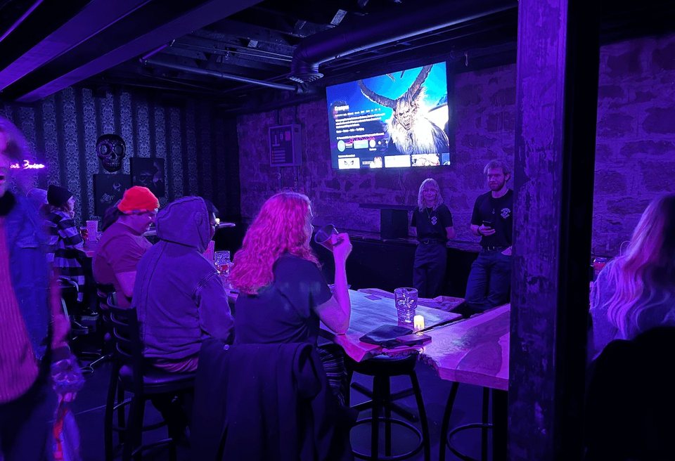 Trivia night in the cellar at Voodoo Cellar Boise
